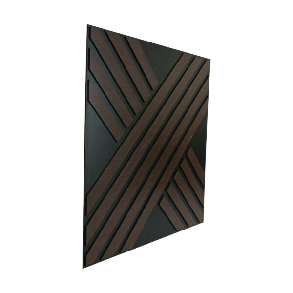 PD_01_CW (1) Panel dekoracyjny 3D - PD_01_CW - Czarny + Wenge