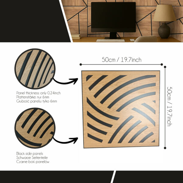 Panele dekoracyjne 3d, panele na ścianę-panele art deco-nowoczesne panele